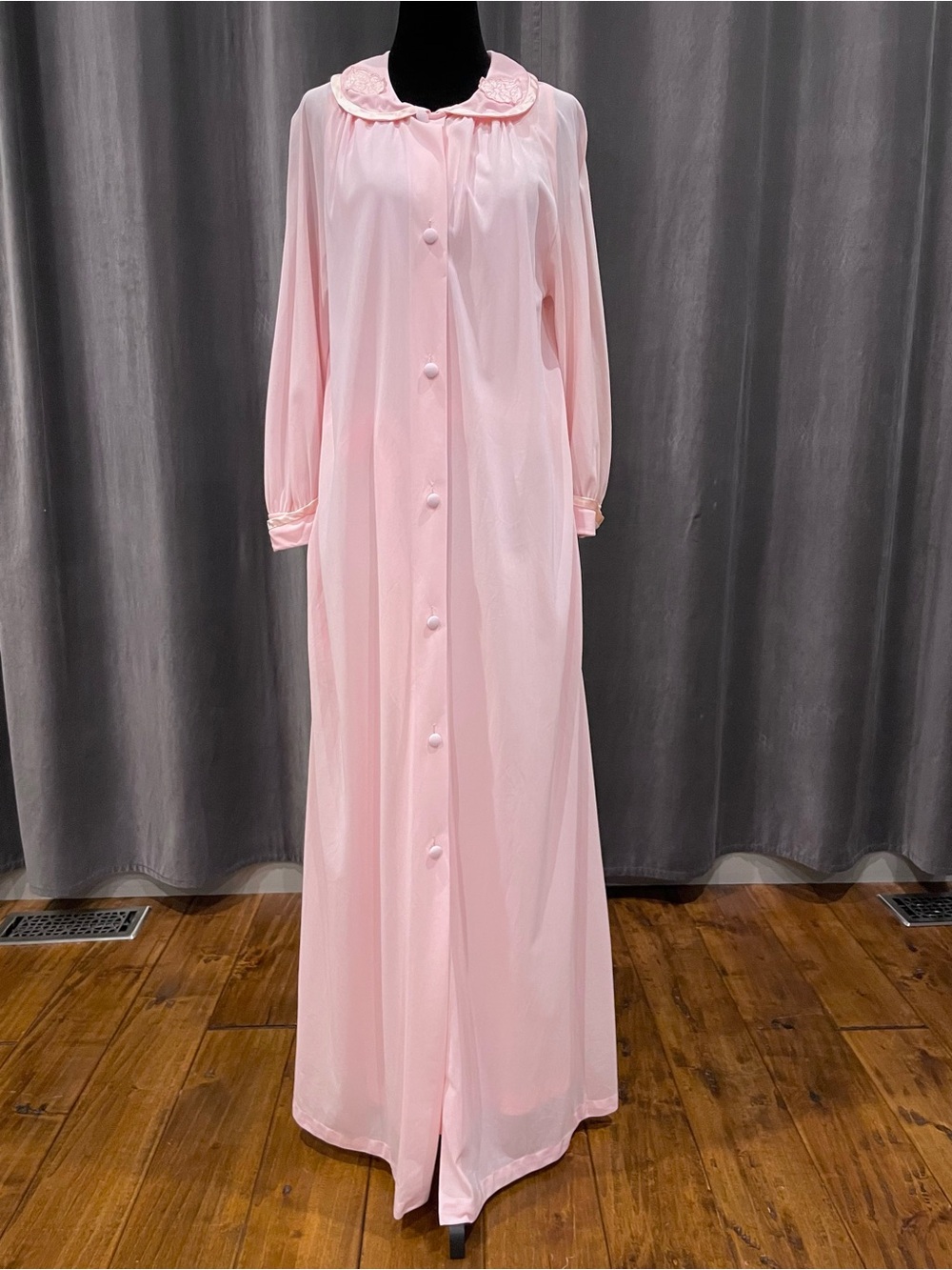 Vintage Daisy Fresh pink peignoir set